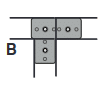 EXPOLINC Eckverbinder 3-seitig B